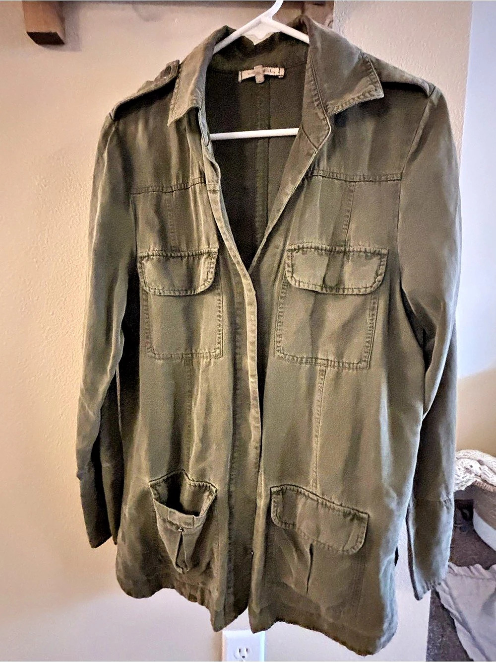 Cloth & Stone Women's Olive Utility Jacket